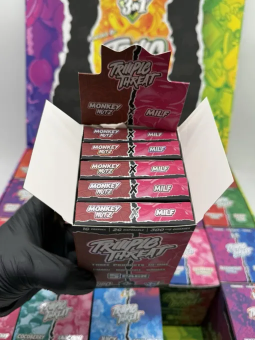 Triiiple Threat 2g Disposable – WATERMELON ZKITTLES (Indica) x