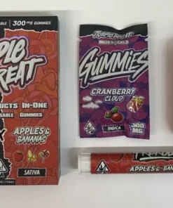 TRIIIPLE THREAT 2g CRANBERRY CLOUD X APPLES & BANANAS